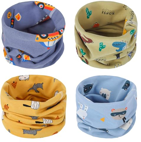 ZYUPHY Loop Schal Kinder, Baby Schal Winter Loop Hals Wärmer Schlauchschal Kinder für Jungen Mädchen