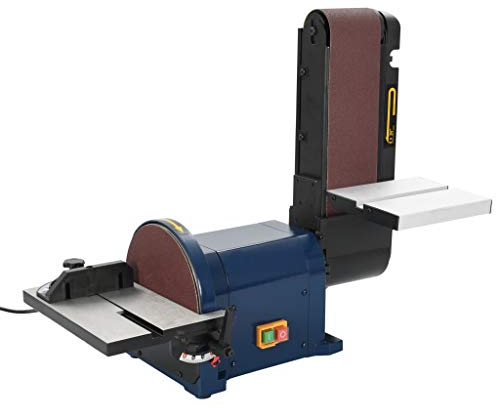 vidaXL Bandschleifer Tellerschleifer Schleifmaschine Bandschleifmaschine Schleifband Schleifteller 500 W 200 mm 2850 U/min 0°-45° Verstellbar Elektrisch