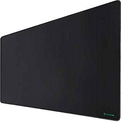 Black Shark Gaming Mouse Pad Desk Mat 47.2” x 23.6”, Oversized Large Mouse Pad, Non-Slip Mousepad, Super-Thick with Special-Textured Surface, Anti-Fray Stitched Edges, Desk Pad Manta P4