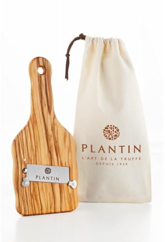 Plantin Truffle Slicer – Wooden Gourmet Kitchen Tool with Stainless Steel Adjustable Blade – Perfect for Precision Slicing of Fresh Truffles, Mushrooms, Chocolate, or Cheeses - Dishwasher Safe