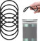 6 Pcs Seal Replacement for Contigo Snapseal Byron Travel Mug 16oz & 20oz, Silicone Sealing Ring Replacement for Contigo Snapseal Replacement Part for Contigo Coffee Travel Tumbler(Mug not Include)