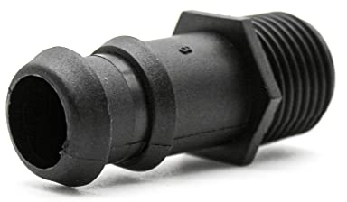 DOJA Barcelona | Raccordo Filettato Maschio Irrigazione | 20mm | 1/2 | Pack 25 | Raccordo Portagomma e Filettato Maschio | Attacco Connettore Rapido Acqua Maschio | Raccordi per Tubi Irrigazione