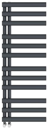 NRG Heated Towel Rail Radiator Designer Bathroom Central Heating Warmer Rad Ladder Heater 1200 x 450mm Sand Grey