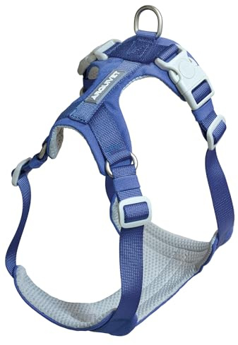 ARQUIVET Arnés para Perro Roma Azul Oscuro M (49-68cm)