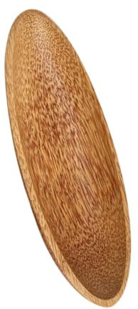 GRIRIW Plato De Fruta Forma De Barco De Madera Bandeja Pequeña Para Servir Para Escritorio Para Mesa De Centro Para Fiestas