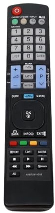 ATOMUSERLY 1 Control Remoto de Repuesto AKB72914293 for televisores LCD, HDTV y 3D