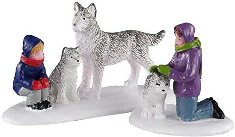 Lemax - Future Sled Dogs 02941 Figur Weihnachtsdorf Winterdorf