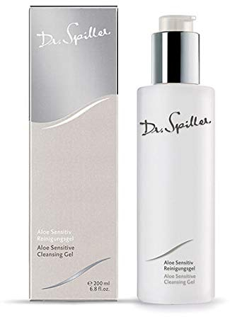 Dr. Spiller - Aloe Sensitiv Reinigungsgel | Feuchtigkeitsspendend | Reinigt Porentief | Verringert Rötungen & Reizungen | Schaumige Textur | Weiches Hautgefühl | 200ml