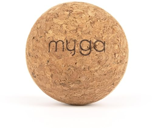 Myga RY1346 Cork Fascia Massage Balls for Myofascial Release, Trigger Point Physical Therapy and Deep Tissue Massage Targets Muscles Eco-Friendly, 5cm