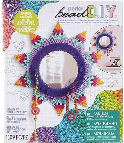 Perler DIY Jewelry Fused Bead Craft Kit, Multicolor 1509 Piece