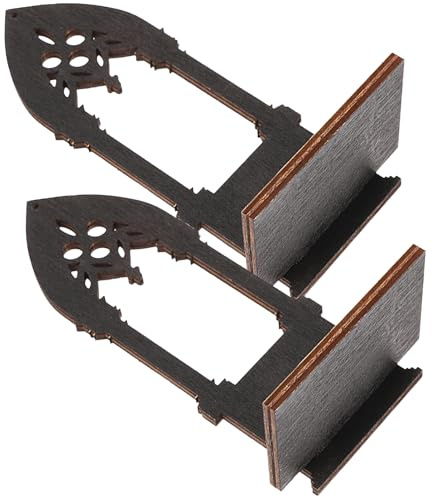 Warmhm 1 Pair of Wall Sconce Candle Holder, Arch Wall Mount Candle Holder, Gothic Style Weeding Pillar Candle Stand, for Flower Vase Bedroom Living Room S