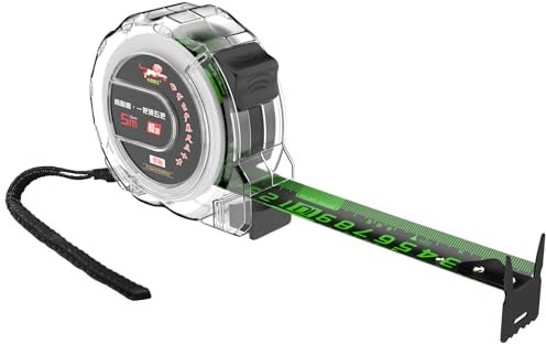 Flexometro 5 Metros Profesional MedicióN Precisa BáScula RetráCtil De Doble Cara Metro PrecisióN Industrial Cinta Metrica