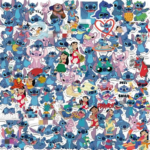 100PCS Aufkleber Kinder, Sticker Set, Wasserdicht Aufklebe, Sticker Kinder, für Scrapbooking, Laptop, Koffer, Skateboard, Flasche, Gitarren