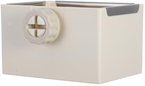 YARNOW Comedero Fijo para Conejos y Hámsters, Cuenco Doméstico de Color Claro para Agua y Comida, Accesorio Lavable para Chinchillas y Roedores Pequeños, Cuenco Práctico para Uso Diario