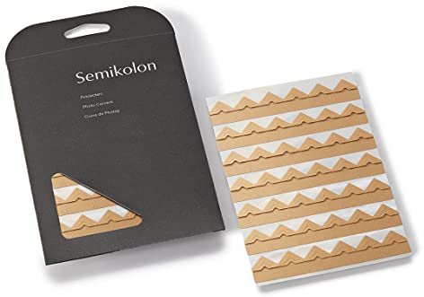 Semikolon 361362 Fotoecken 252 Stück selbstklebend - Vorratspack, Klebepads für Fotobuch und Fotoalbum - Kraft