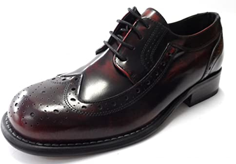 Mazeys Mens Ikon Original Krombie Brogue Shoes (Oxblood, UK_Footwear_Size_System, Adult, Men, Numeric, Medium, Numeric_9)