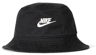 Nike Apex Futura Washed Bucket Hat, Black/White, Large