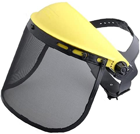 Visor de sécurité Bouclier Face avec visière en Mailles réutilisable Couverture de Protection Contre Le Visage réutilisable pour la trammage à trammac de trammage, Femmes Hommes universels