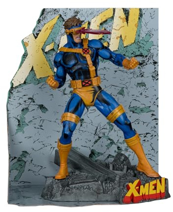 McFarlane Toys - Marvel Cyclops 1:10th Scale Collectible with Scene (X-Men #1)