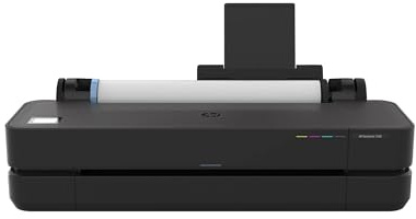 HP DesignJet T250 24 Zoll (61 cm 5HB06D), Großformatdrucker, Plotter, Standard A4-A1, 76 A1-Drucke/Stunde, Wi-Fi, Ethernet, USB, 2400x1200 DPI, Recyceltes Metall, 2 Jahre Garantie, Click, Schwarz