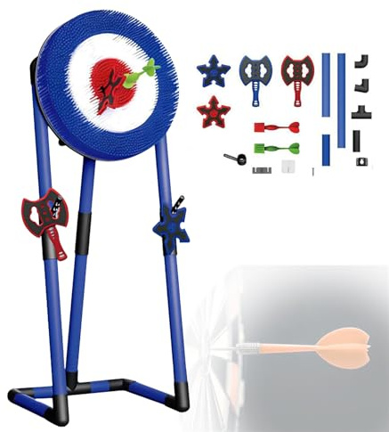 Cible de lancer de hache pliable avec accessoires, jeu d'extérieur pour s'amuser en famille et soulager le stress au bureau