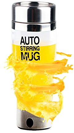 Mengshen Mug Self Stirring Tazas Cup Portable Multipurpose Mixer Auto Mixing Coffee Tea Cup Protein Shaker Mixer Double Insulated Electric para Travel Office A037