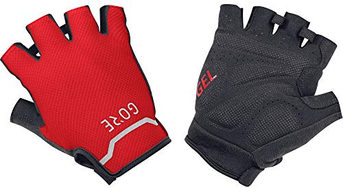 GORE WEAR C5 Kurzfingerhandschuhe, 6, schwarz/rot