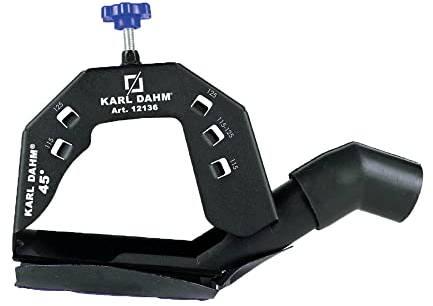 Karl Dahm Absaughaube für Gehrungen I Professionelle Absaughilfe für den Winkelschleifer I Passend für alle handelsüblichen Staubsauger – 12136