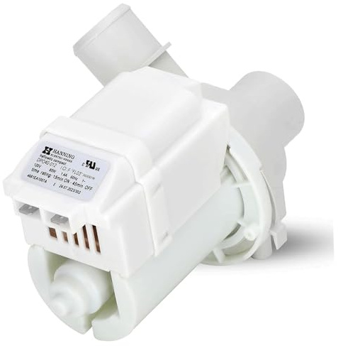 Enterpark DP040-012 Washer Water Pump Replacement Part for LG Washers Compatible with WT5170HW WT1701CW WT5680HVA WT5170HV WT5680HWA 048231013369 048231013635