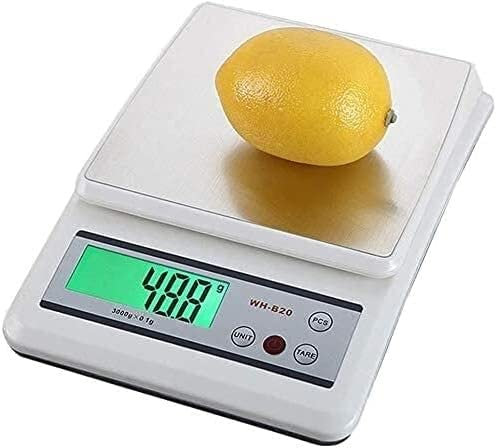 JDSHFEN Básculas para Alimentos Báscula Digital Digital Básculas para Alimentos de Cocina de Alta precisión Básculas industriales de Acero Inoxidable Básculas para,