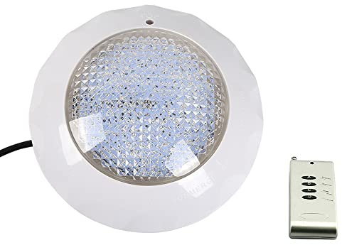 Foco led Piscina RGB Piscinas Lámpara 45W con Mando a Distancia,12V Universal Luces led Piscina IP68 Impermeable Luces Piscina,Foco Piscina Sumergible 7 Colores Diferentes
