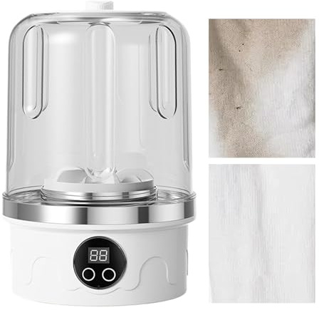 Yulokdwi Lavadora Para Ropa Interior,Máquina De Lavado Portátil Sin Cable | 3 Modos Para Ropa Interior - Para Apartamentos, Camping, Viajes, Caravanas Y Dormitorios