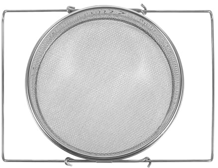 LOPUNER Colador de Miel para Apicultura Acero Inoxidable Doble Malla Filtro de Equipo Práctico Reutilizable 1 Pieza para Filtrado de Miel y Jugos en Cocina Doméstica