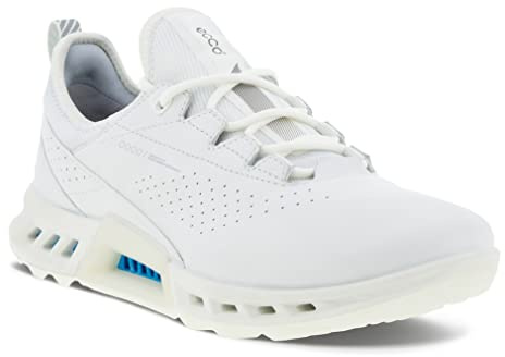 ECCO Femme Biom C4 Gore-tex Waterproof Chaussure de Golf, Blanc, 41 EU