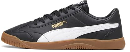 Puma Men's Club 5v5 Shoes Sneaker, Black White Gold, 13