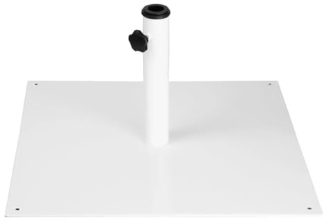 Bolero Heavy Duty Water Fill Parasol Base 100 kg (When Filled), Black, Size: 850(L) x200(W) mm, HDPE Water Filled Beer Garden & Patio Umbrella Base, FU509