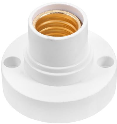 jojofuny Lampenfassung E14 Schraubfassung Kunststoff Weiß Ersatz Lampensockel Für Küche Schlafzimmer Vielseitig Kompatibel Einfache Montage