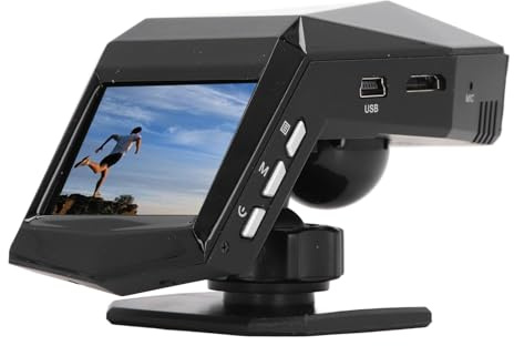 2,0 Tum Full HD 1080P Bil DVR Dashboard Kamera, 10MP Objektiv, Främre och Bakre Dash Cam, 10MP HD Night Dashboard Kamera, Center Console, Parfym Dashcam Recorder Videokamera
