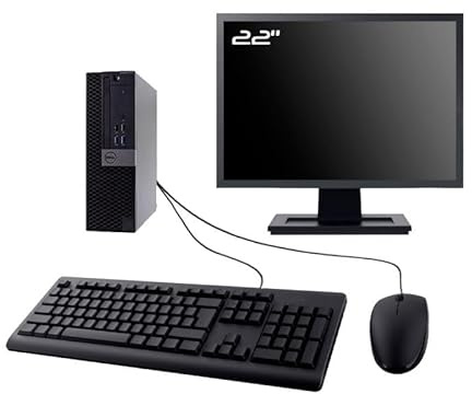 PC Dell 3040 SFF Ecran 22 Intel I7-6700 RAM 8Go SDD 240Go HDMI WiFi W11 (Reconditionné)