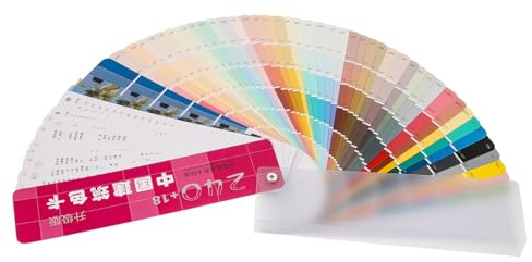 SOPOTUTU Nuancier Facile à Utiliser en Papier et Plastique Coloriage 258 Couleurs Cartes de Couleur Polyvalentes Contraste pour Peinture Architecturale