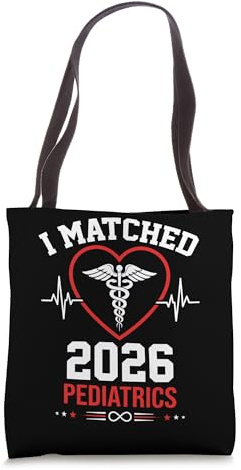 I Matched 2026 Pediatrics Residency Match Day Doctor Tote Bag