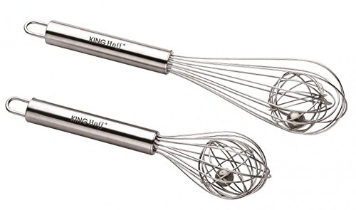 '10 Batidor Bola de acero inoxidable (grösser)