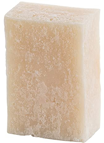 PIMO Salzseife für Gesicht und Körper - 100g echte Handgeschöpfte Salzseife - Naturkosmetik - reinigend - belebend - Körperpeeling - Ohne Duftstoff - Hergestellt in Österreich