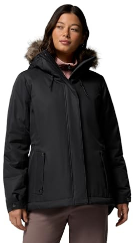 Columbia Suttle Mountain III Insulated Jacket, Omni-Heat riflettente, Omni-Shield idrorepellente, cappuccio regolabile, fodera in sherpa, coulisse in vita, tasche scaldamani - da donna