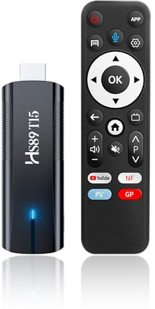 Clé TV Android 14, RK3539 Quad-Core, 2 Go de RAM 16 Go de ROM, WiFi 6, BT 5.4, 4K