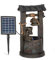 Blumfeldt Speyer Cascade Fountain - Solar Fountain, Garden Fountain, Decorative Fountain, Solar Operation, 4 Cascade Levels, Indoor & Outdoor, Solar Panel: 9 V / 2.8 W / 17.5 x 14 cm - Frost-Resistant