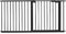 BabyDan Premier, Extra breit Ohne bohren Treppenschutzgitter, 145,5-151,7 cm, Babygitter/Sicherheitsgitter, Metall, Schwarz, Hergestellt in Dänemark - (Haustiergitter/Hundegitter)