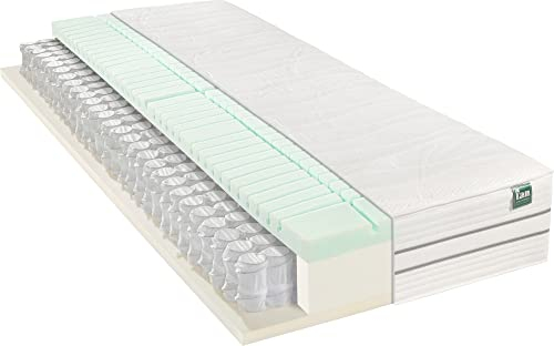Frankenstolz f.a.n. Matratze Medicare Top T Tonnentaschenfederkern Härtegrad 3 Größe 90x200 cm