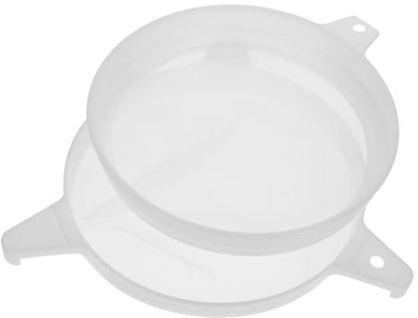 IMIKEYA Passoire à Miel en Nylon à Double Filtration, Lot de 2, pour Apiculture, Blanc, Facile à Nettoyer, Miel Blanc