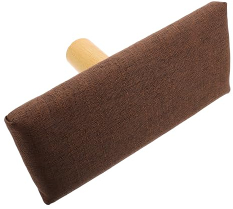NIYANGLE Sgabello Ergonomico in Legno con Cuscino Spesso, Panca da Meditazione e Preghiera per Postura Naturale, Seduta Stabile per Yoga, Esercizi di Meditazione e Benessere della Colonna